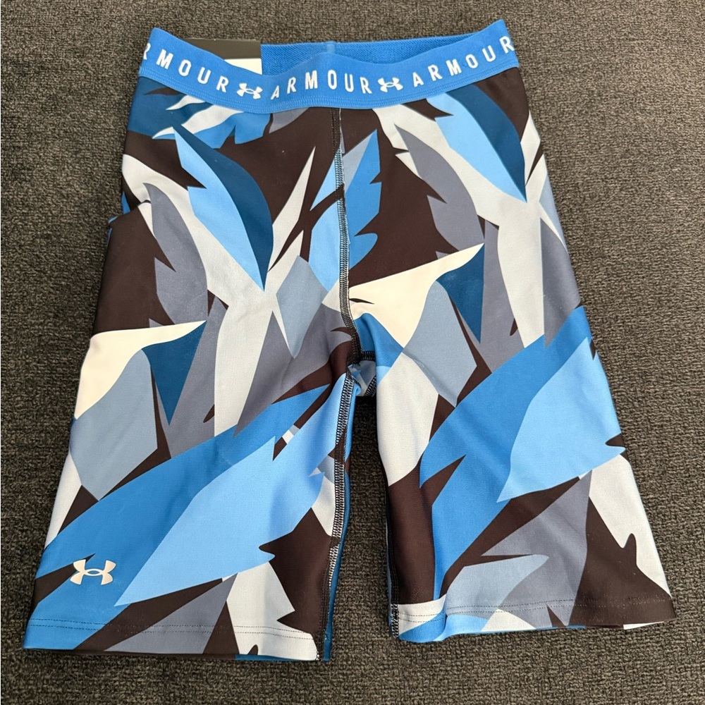 Under Armour Women's HeatGear Compression High Rise Bike Shorts NWT sz XS
